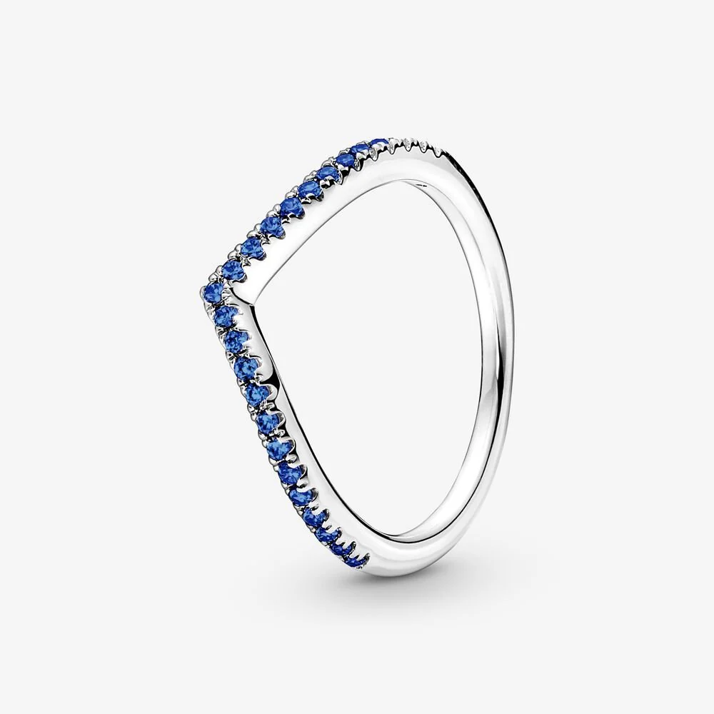 Pandora Wish Sparkling Blue Ring