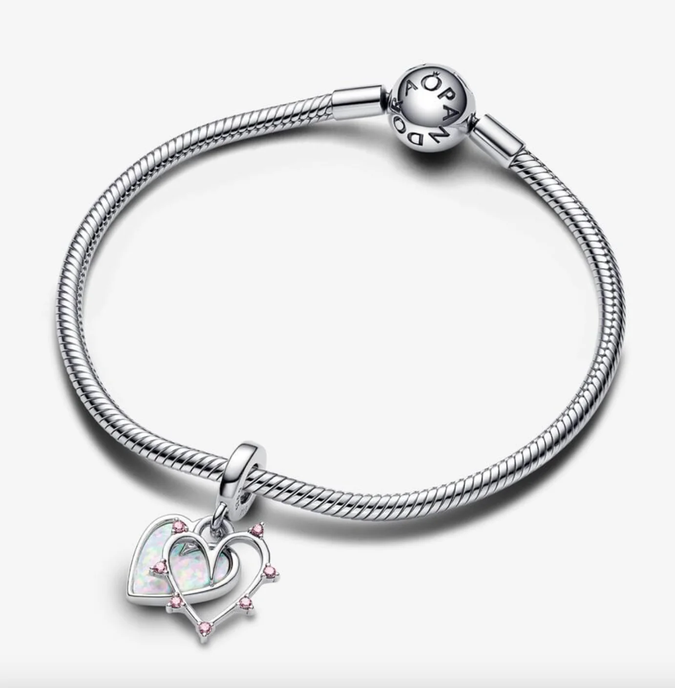 Pandora Friendship Opalescent Double Dangle Charm - Image 3