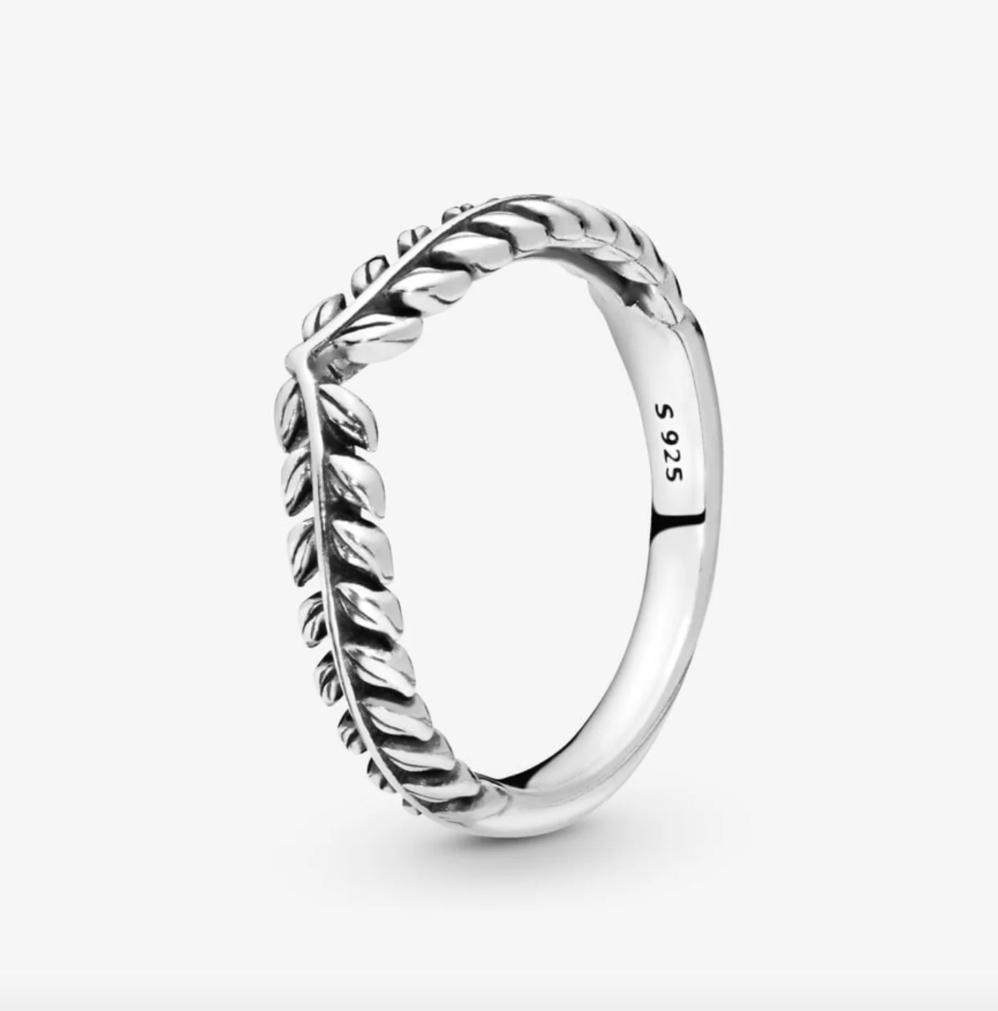 Pandora Wheat Grains Wishbone Ring